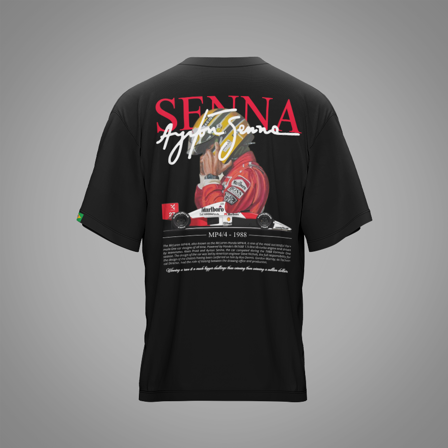 Camiseta Ayrton Senna Edição Especial - MP4/4 1988